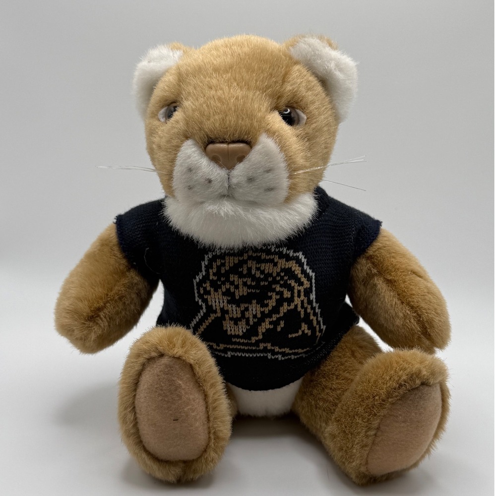 Vintage PITT Panther ROXBURY MILLS 4.0 Univ. of Pittsburgh Mascot Plush Stuff 7"